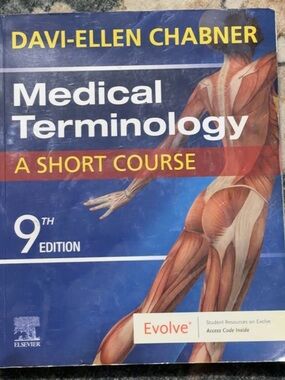 Medical Terminology A Short Course 9th Edition Davi-Ellen Chabner Elsevier Book